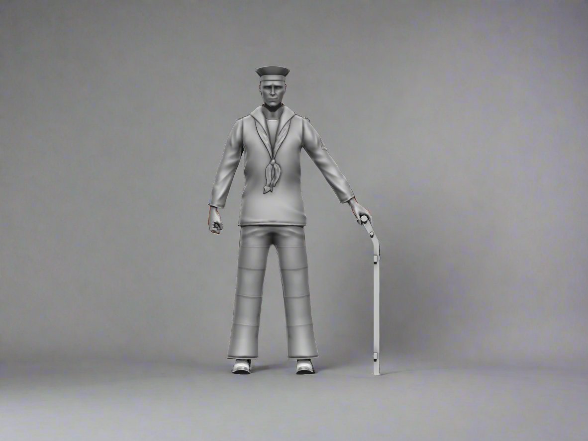 Royal Navy 1939 Sailor Home Waters Fully Posable