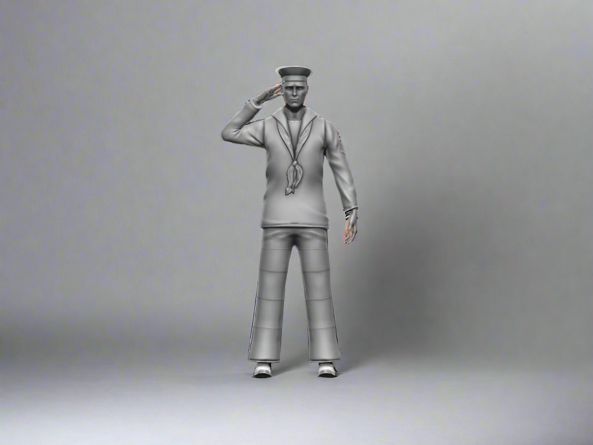 Royal Navy 1939 Sailor Home Waters Fully Posable